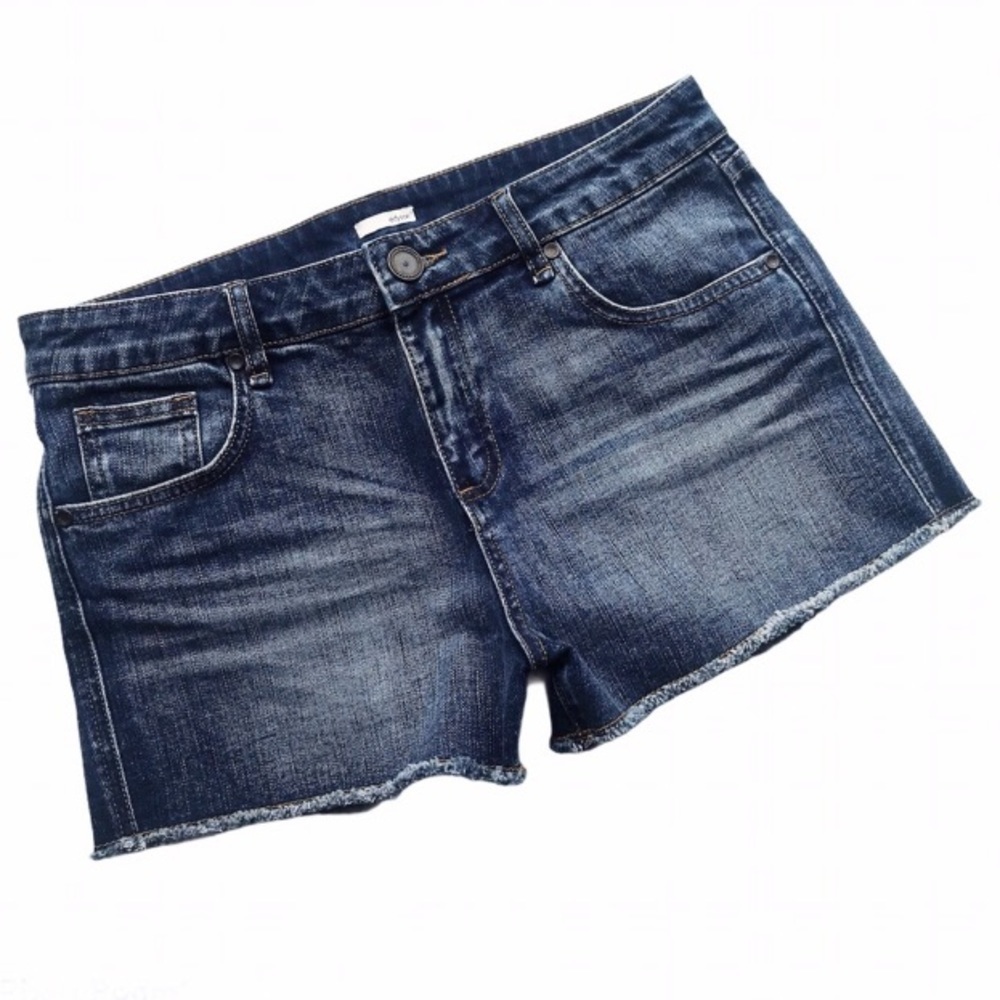 Edyson Jean Shorts Womens Sz 29 High Rise Waist Los Felix Frayed Whisker Jorts